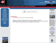 Tablet Screenshot of miningusa.com